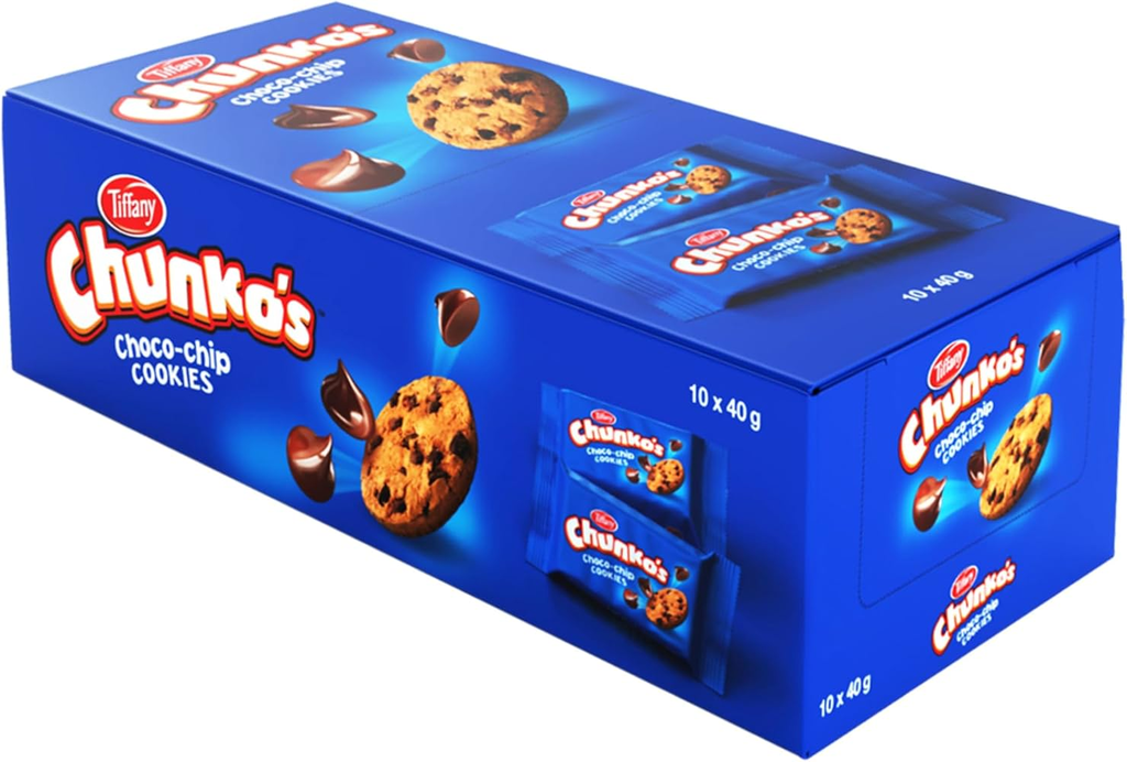 TIFFANY CHUNKOS CHOCOLATE BOX 40G - شوكولاتة نيفاني جنكوس بوكس 40جرام