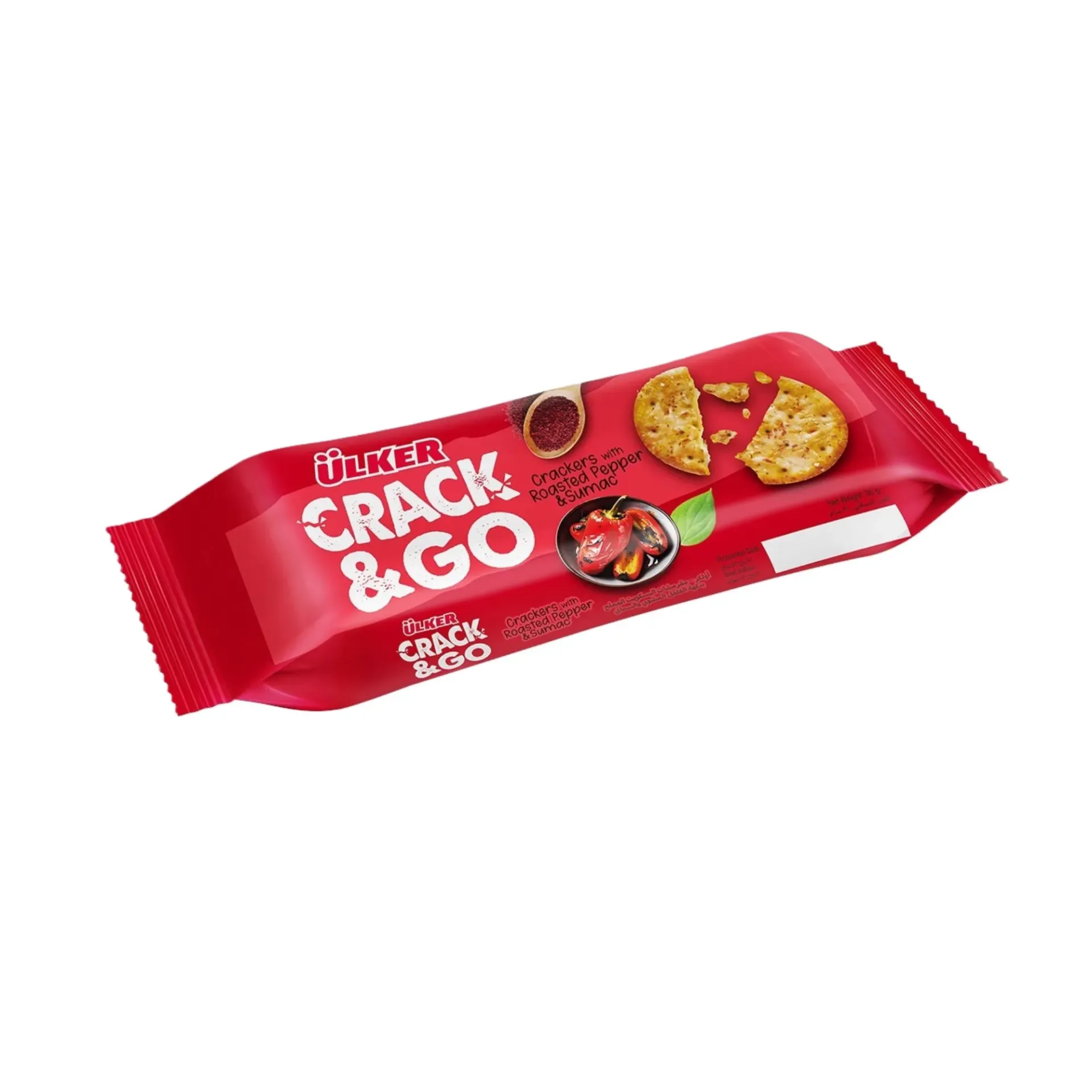 ULKER CRACK AND GO CHILLI 8*36 G - أولكر كراك أند جو فلفل حار 36جم*8