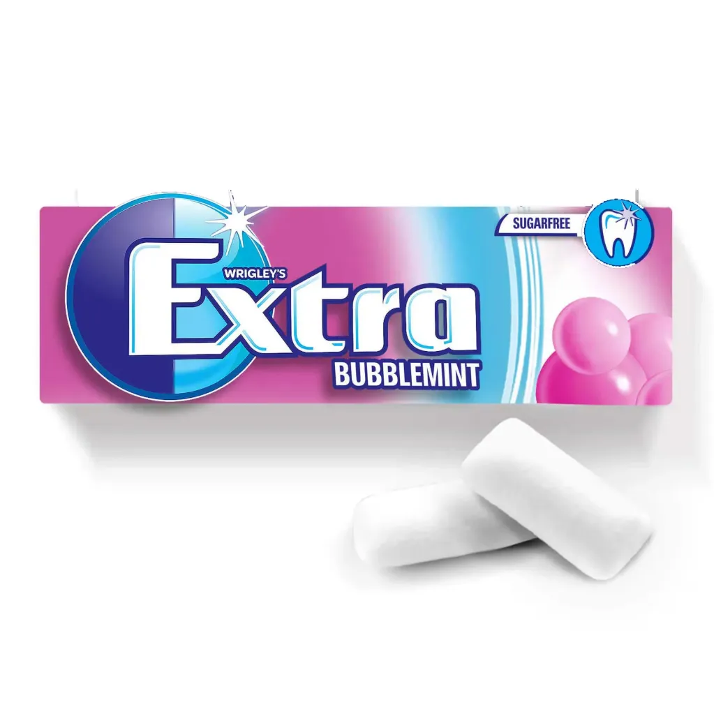 EXTRA BUBBLEMINT 20*30*10P - اكسترا بابل منت 20*30*10عبوه