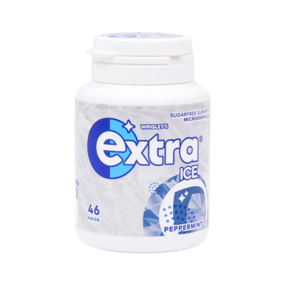 EXTRA GUM ICE PEPPERMINT 64 GM - اكسترا علك النعناع المثلج 64  جم