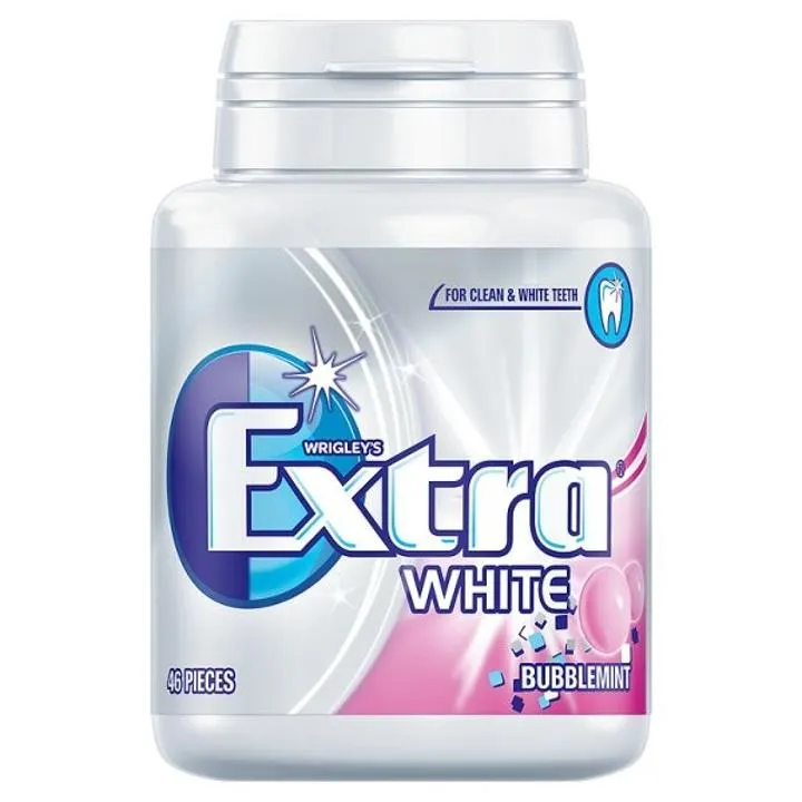 EXTRA GUM WHITE BUBBLEMINT 64 GM - اكسترا علك بالنعناع الابيض 64 جم