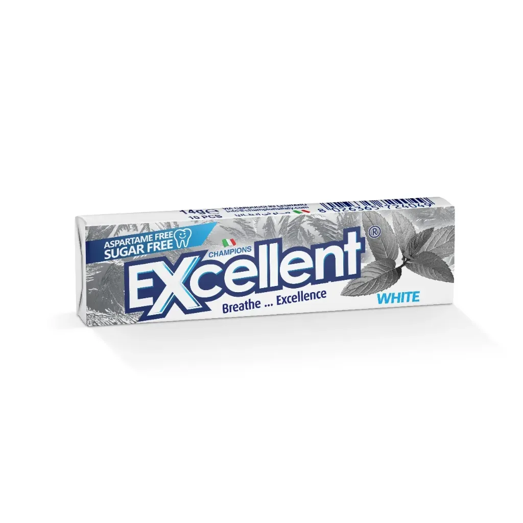 EXELLANCT WHITE MINT 30*14 G - اكسلنت نعناع ابيض 30*40 جم