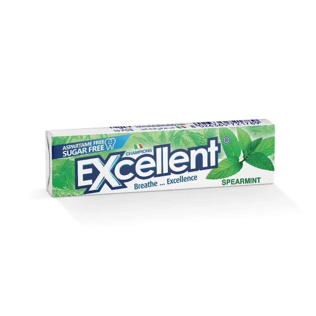 EXELLANCT SPEARMINT 30*14 G - اكسلنت نعناع قوى 30*40 جم