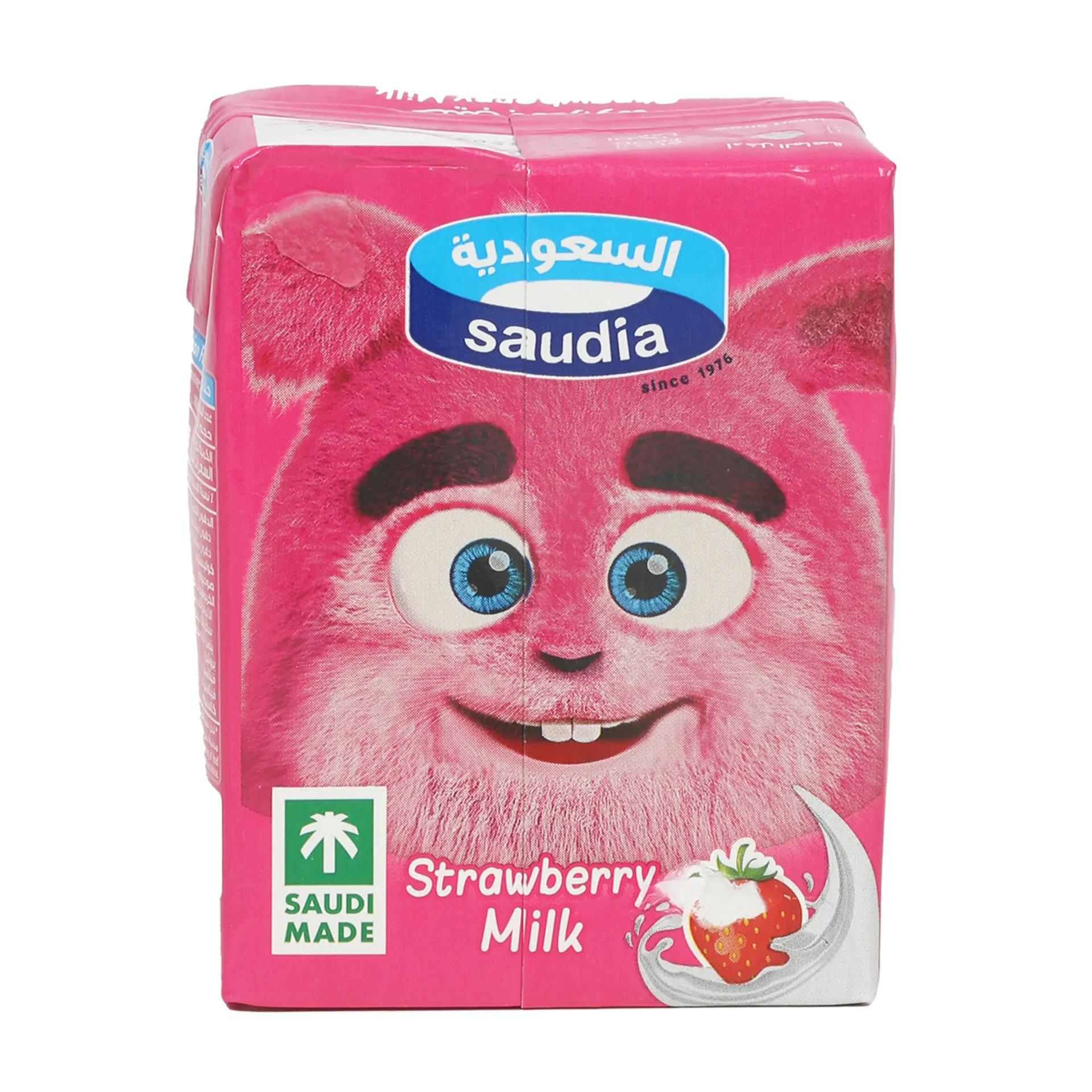 SAUDI MILK STRAWBERRY 6*200 ML - السعودية حليب الفراولة 6*200  مل
