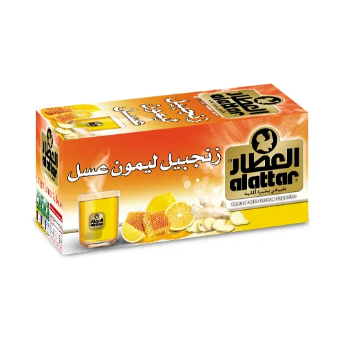 Ginseng Ginger and lemon honey *20 packets - العطار زنجبيل و ليمون عسل *20  باكيت