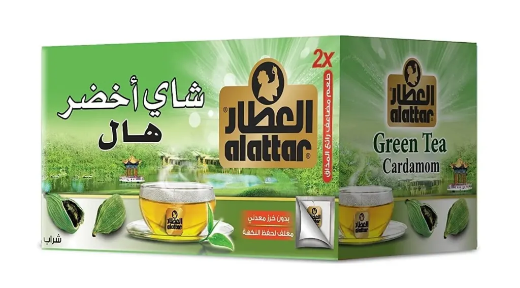ALATTAR GREEN TEA CARDAMOM *20 packets - العطار شاى اخضر بالهيل *20باكيت