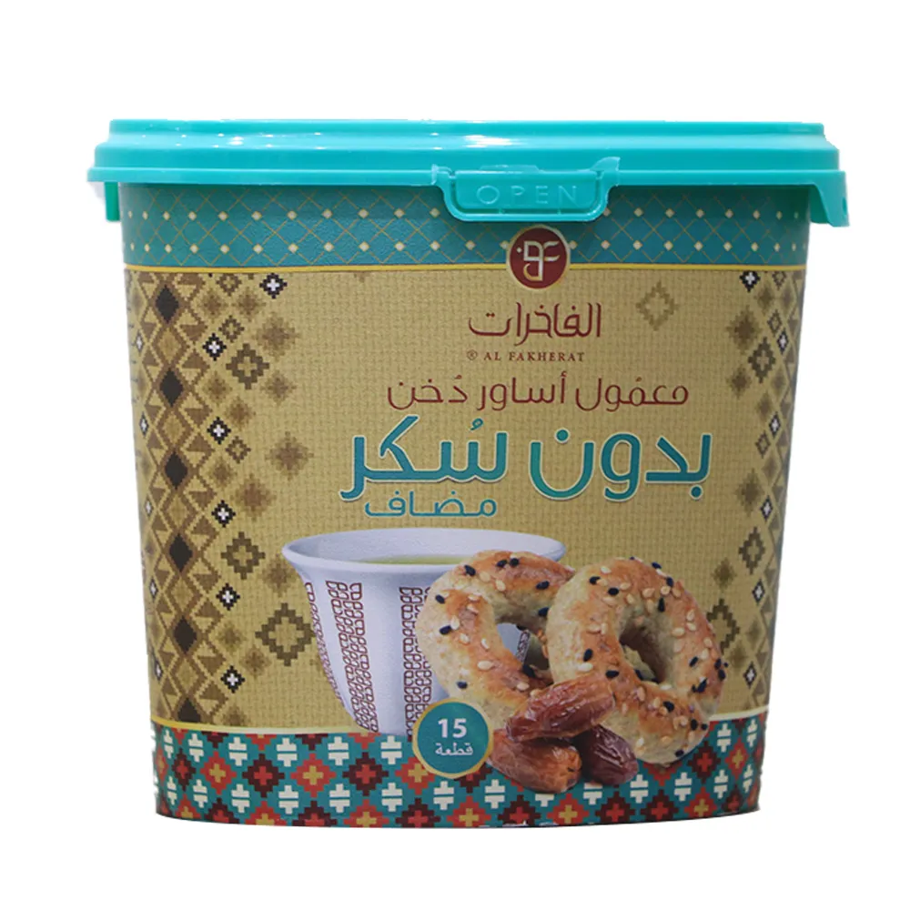 AL FAKHERAT MILLET MAMOUL NO SUGERADDED 500 G - الفاخرات معمول دخن بدون سكر 500 جرام