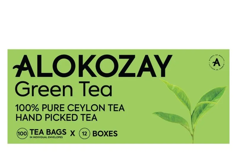 ALOKOZAY GREEN TEA 25 HEAT SEAL TEA BAGS - الكوزي شاي أخضر 25  كيس مغلفه