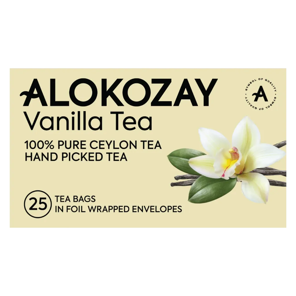 ALOKOZAY VANILLA TEA 25 TEA BAGS - الكوزي شاي الفانيليا 25  كيس