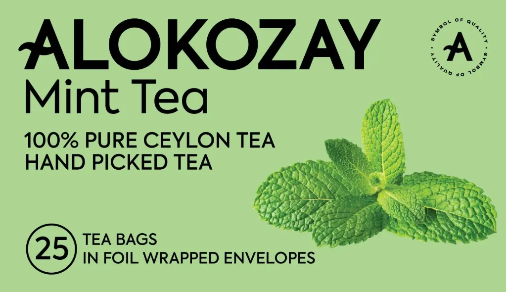 ALOKOZAY MINT TEA 25 TEA BAGS - الكوزي شاي بالنعناع 25  كيس