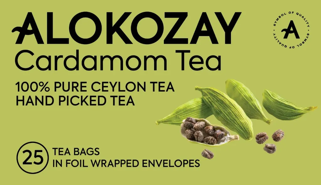 ALOKOZAY CARDAMOM TEA 25 TEA BAGS - الكوزي شاي بالهيل 25  كيس