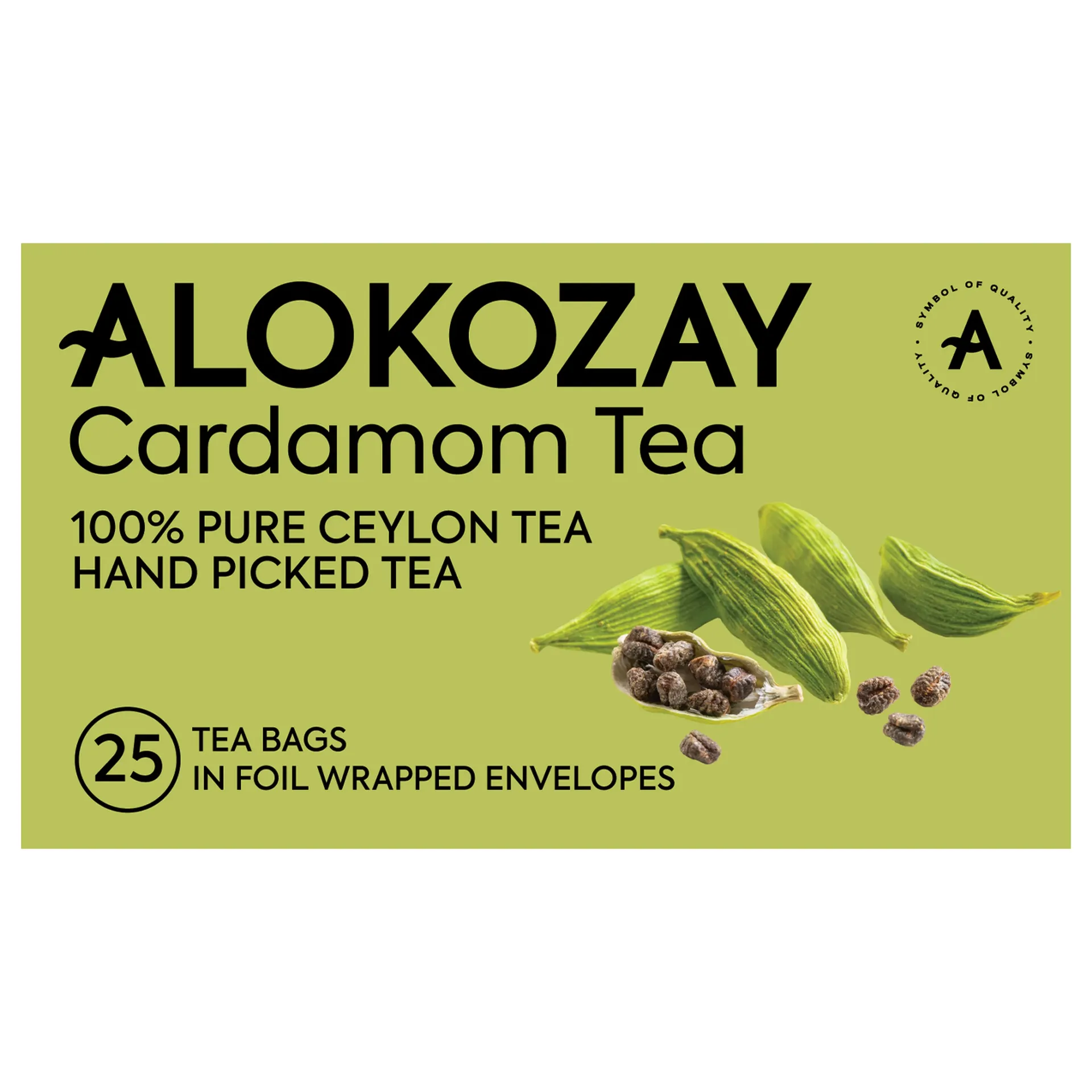 ALOKOZAY CARDAMOM TEA 25 TEA BAGS - الكوزي شاي بالهيل 25  كيس