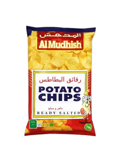 AL MUDHISH POTATO CHIPS SALTED 75G - المدهش بطاطس شيبس مملح 75جم