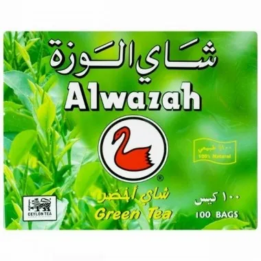 ALWAZAH green tea bag 200g - الوزة شاى اخضر فتلة 200جرام