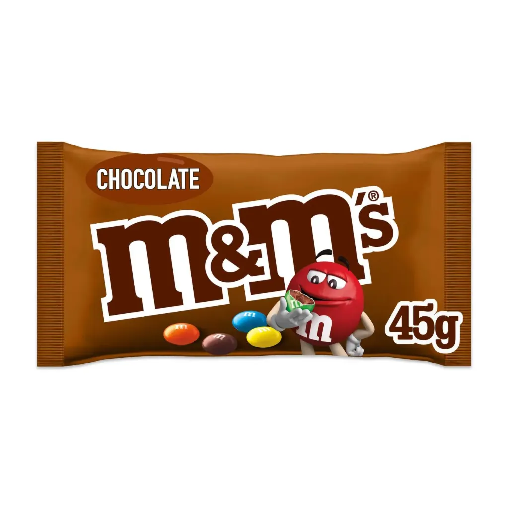 M&M CHOCOLATE 6*45G - ام آند ام الشوكولاتة 24*45جم