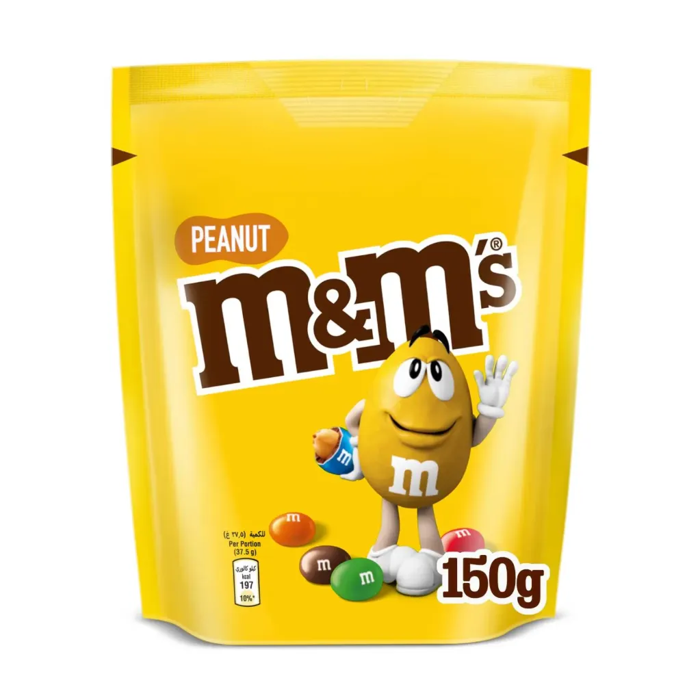 M&M'S PEANUT 150 G - ام اند امز بالفول السودانى 150  جم