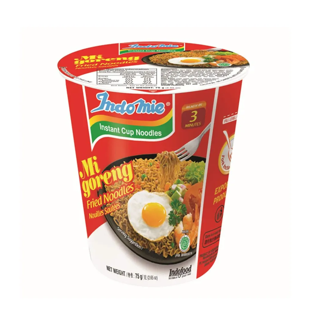 INDOMIE CUP FRIED 75 G - اندومى كوب شعيرية مقلية 75 جم