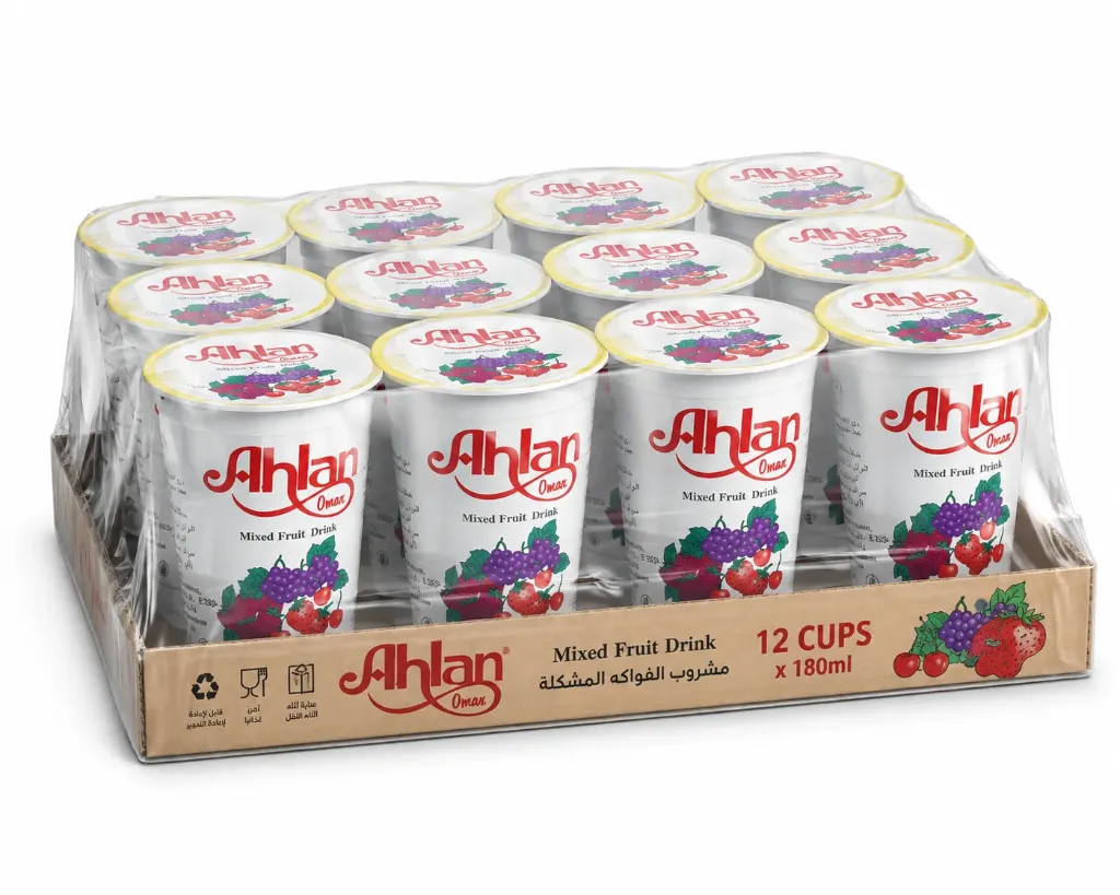 AHLAN AL KHALIEEJ FRUITS FLAVOUR DRINK 180 ML - اهلا الخليج شراب فواكة 180 مل