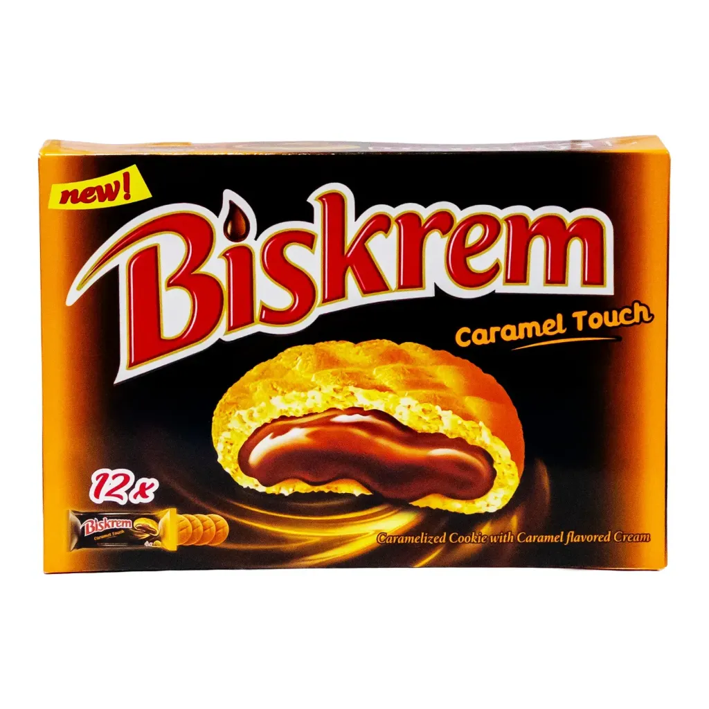 ULKER Biscuit with caramel cream 12*36g - اولكر بسكويت بسكريم كراميل 12*36جرام