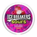 ICE BREAKERS SOURS MIXED BERRY STRAWBERRY CHERRY 42 G*8 - ايس بريكر ساور التوت والكرز والفراولة 42جم*8