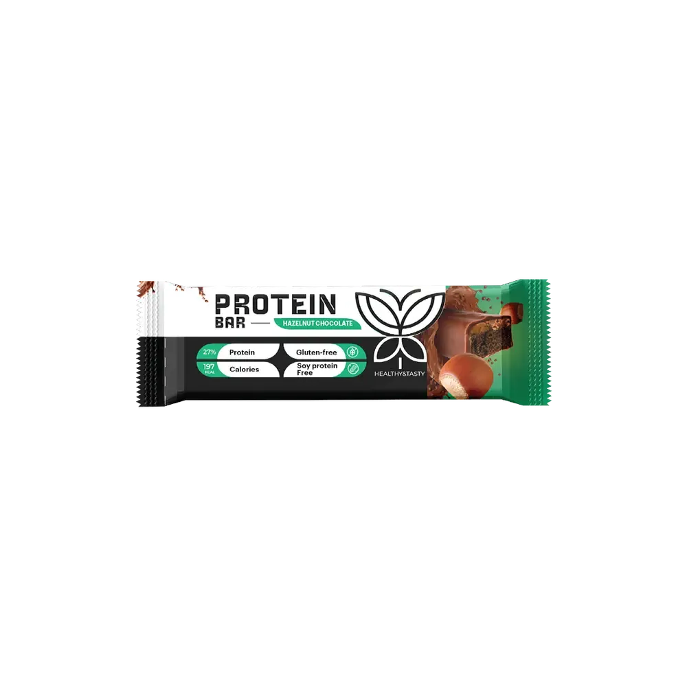 CRUNCH PROTIN BAR HAZELNUT CHOCOLATE 60G - بار بروتين كرانش شوكولاتة بندق 60  جرام