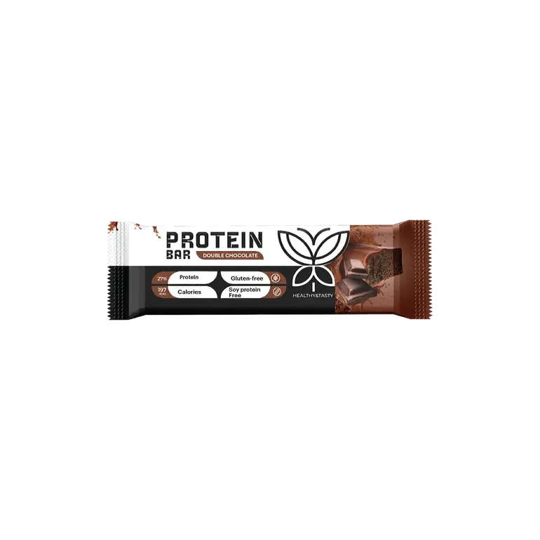 CRUNCH PROTIN BAR DOUBLE CHOCOLATE 60G - بار بروتين كرانش شوكولاتة دابل 60 جرام