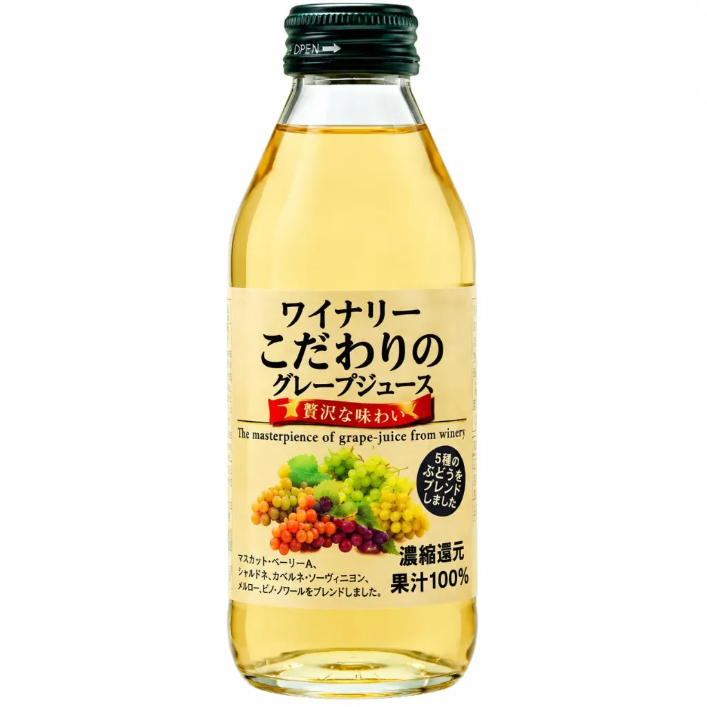 عصير العنب بريميوم كوداوا ري الأبيض 250  مل/ PREMIUM KODAWARI NO WHITE GRAPE JUICE 250 ML
