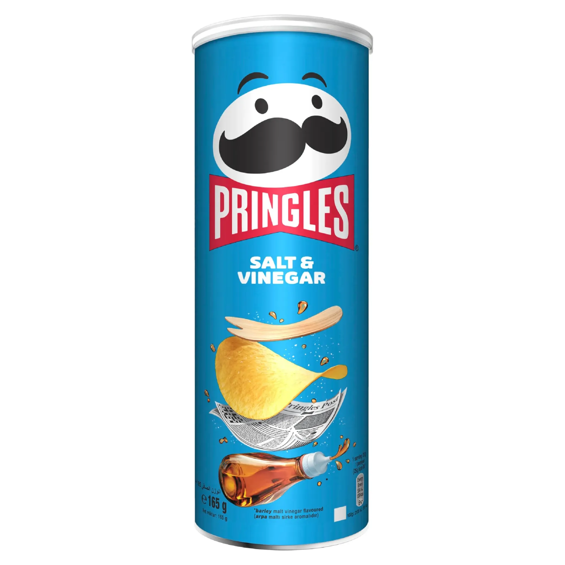 PRINGLE SALT VINEGAR 165G - برينقلز خل ملح 165جم