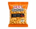 BEST CHOICE ROASTED & CHILLI PEANUTS 30*15 G - بست تشويس فول سودانى محمص بالفلفل الحار 30*15 جم
