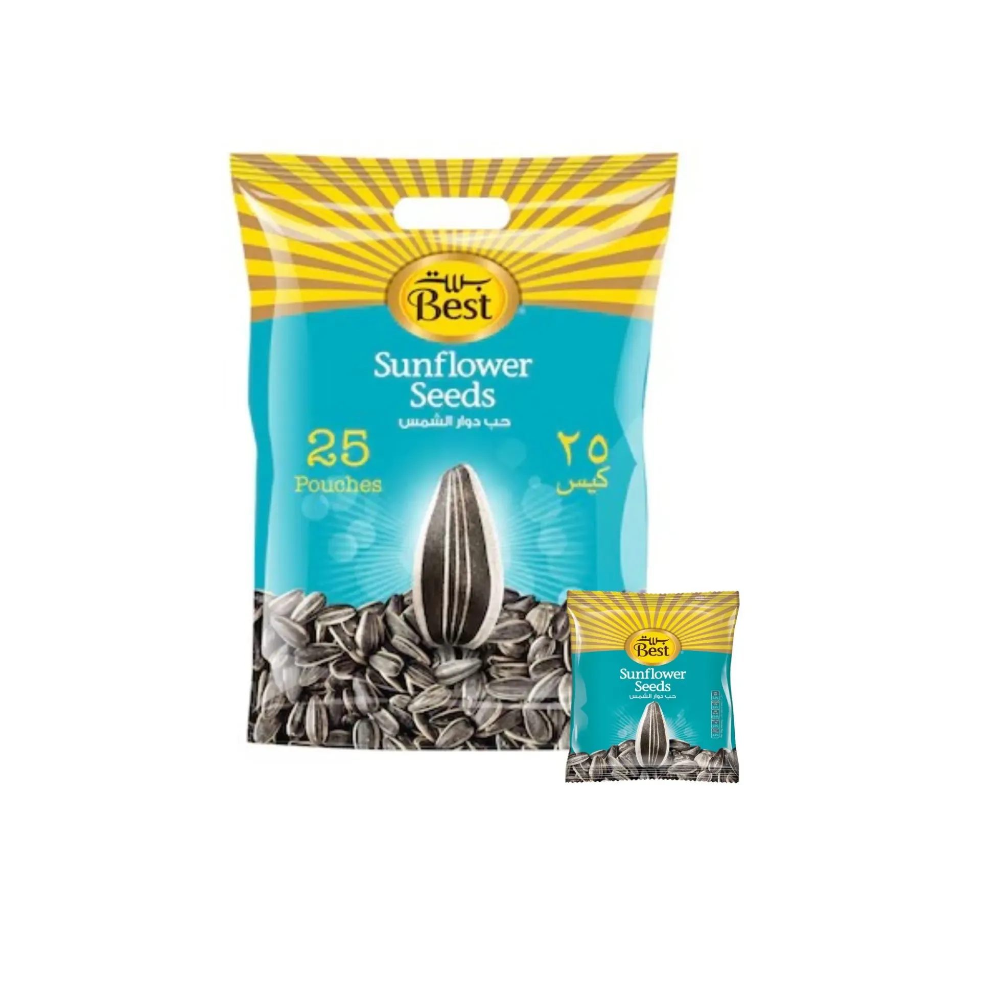 BEST SUNFLOWER SEEDS 4*25*25G - بست حب دوار الشمس 4*25*25جم