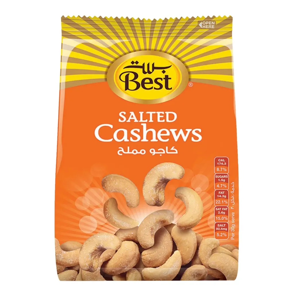 BEST salted cashews300G - بست كاجو مملح300جم