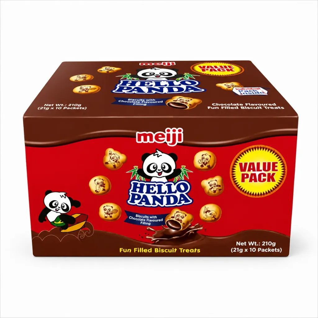 HELLO PANDA VALUE PACK 18*10*21G - بسكوت بكريمة الشيكولاته 21جرام