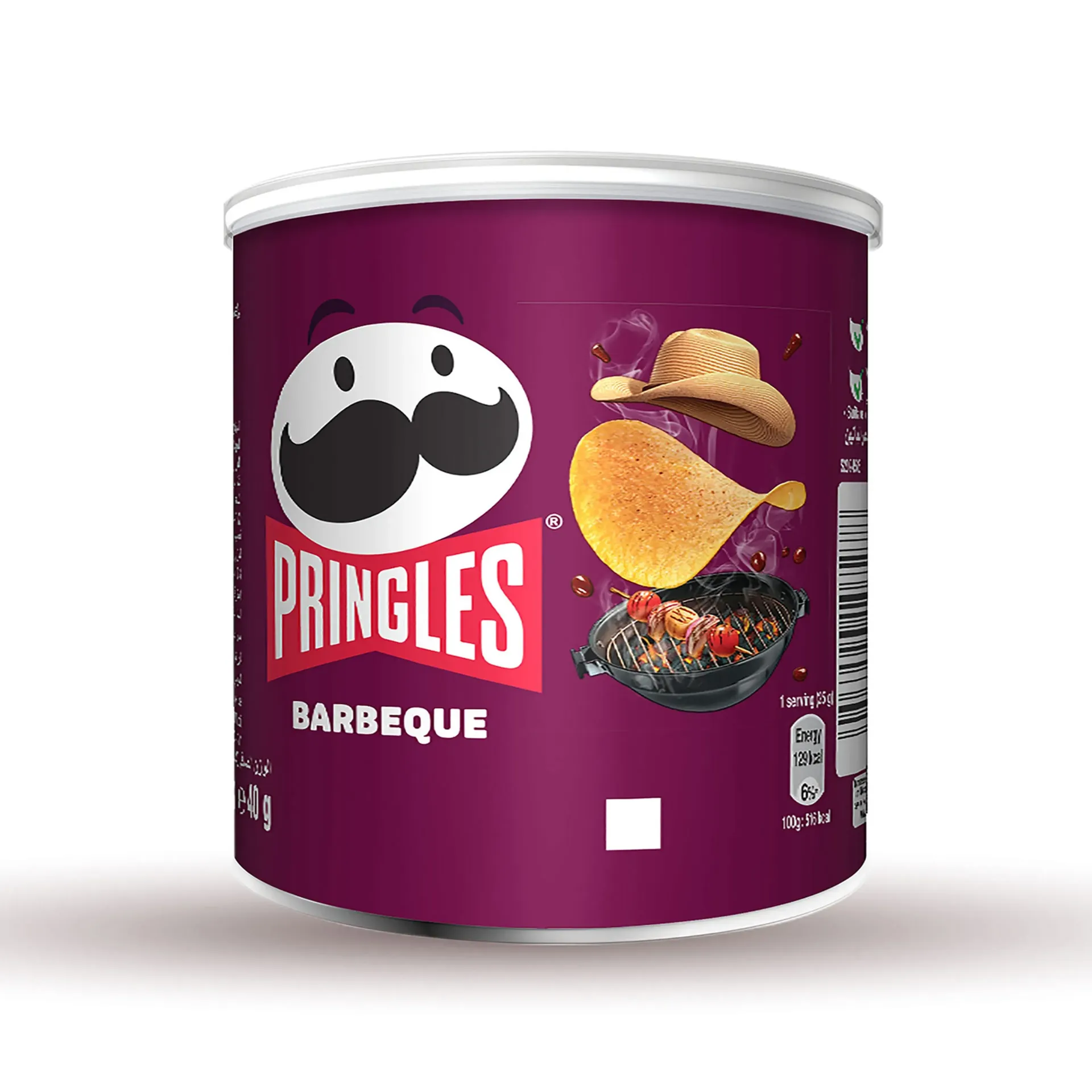 Pringles Potato Chips BARBEQUE12*40g - بطاطس برنقلز باربكيو 12*40جم