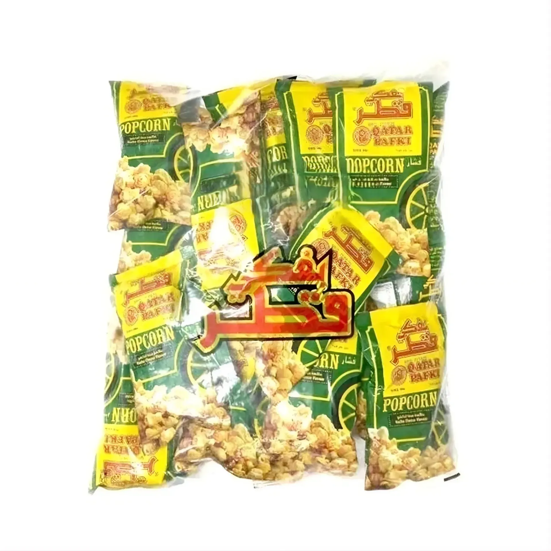 QATAR PUFAK POP CORN CHEESE FLAVOR 15*15 G - بفكى قطر فشار بنكهة الجبن 15جم*15
