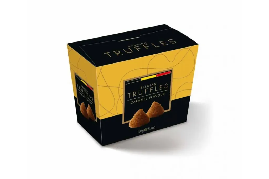 BELGIAN TRUFFLES CARAMEL 150 G - بلغين ترافيلز الكراميل 150 جرام