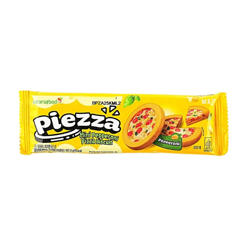 PIEZZA BISCUITS MINI PIZZA BEEF PEPPERONI 294 G - بيتزا بسكويت مينى بيتزا نكهة البيف الببرونى 294 جم