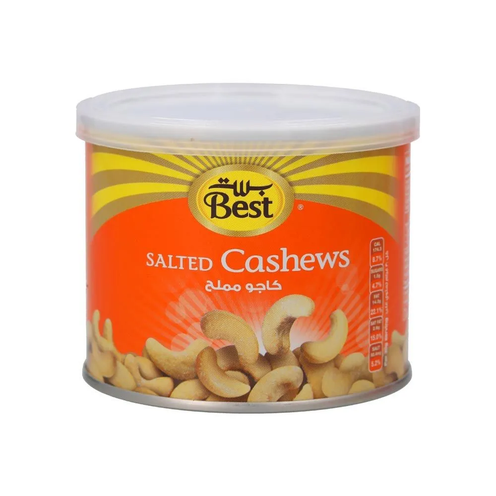 BEST CASHEWS SALTED 100G - بيست كاجو مملح كان 110جم