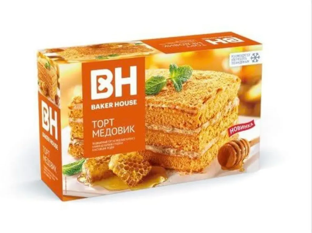 BAKER HOUSE HONEY CAKE 350G - بيكر هاوس كيكة العسل 350جم