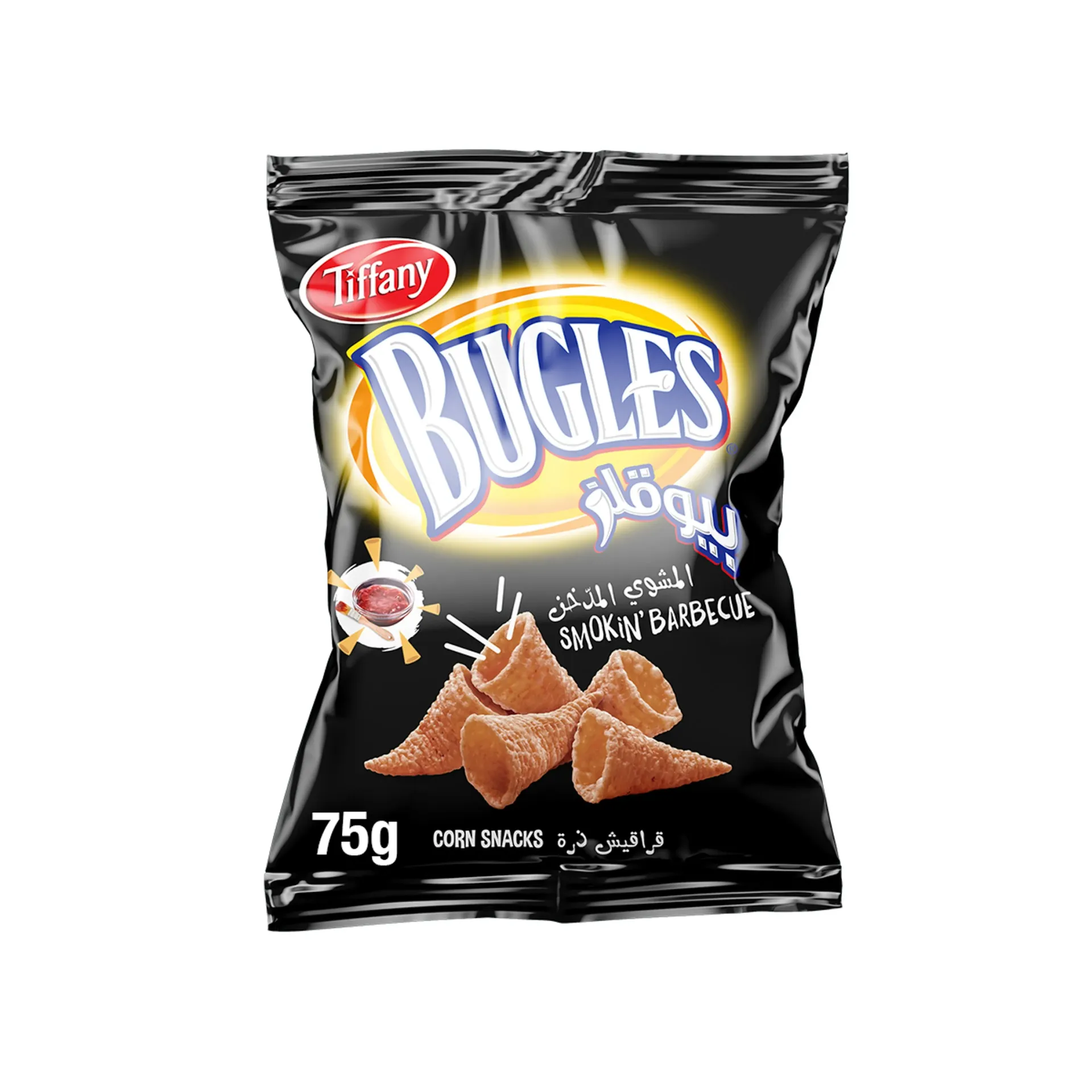 BUGLES TIFFANY SMOKIN BARBECUE 12*75G - بيوقلز المشوي المدخن تيفاني 75G