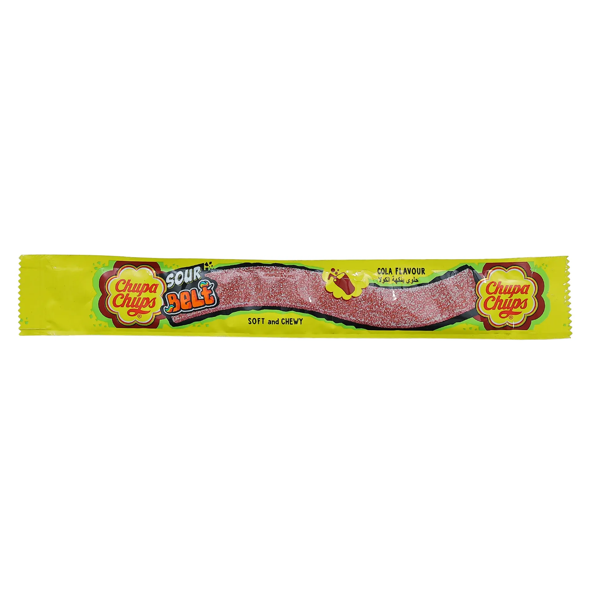 CHUPA CHUPS SOUR BELT COLA FLAVOR 10 G*48 - تشوبا شوبس ساور بيلت نكهة الكولا 10 جم *48