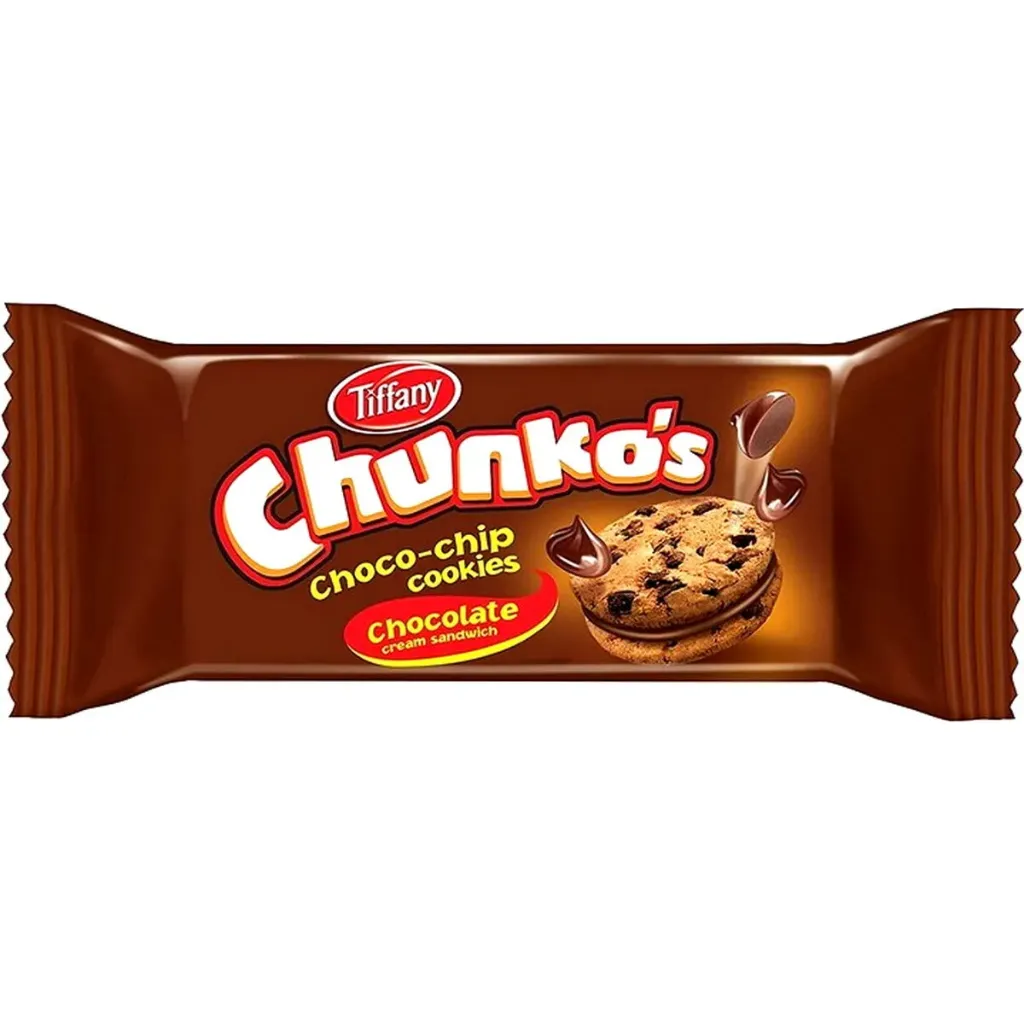 TIFFANY CHUNKOS CHOCOLATE BOX 6*10*43G - تيفاني تشونكوس علبة شوكولاتة 43جرام