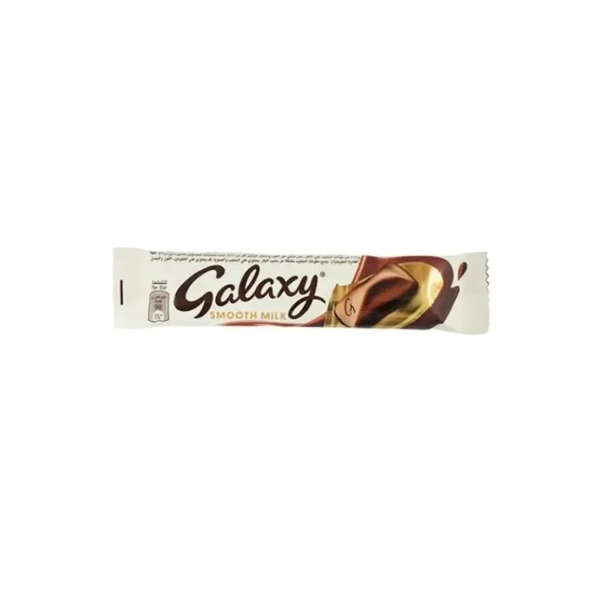 GALAXY MILK CHOCOLATE 12*24*18G - جالكسي شوكولاتة بالحليب 80جم