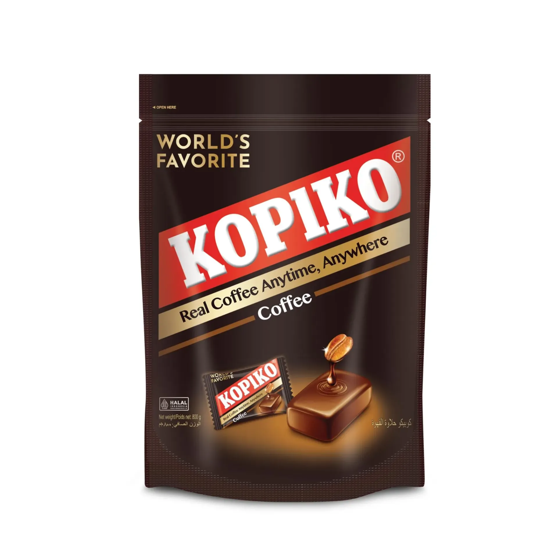 KOPIKO BAG 10*800G - حلوى توفى كوبيكو بطعم القهوة 800  جرام