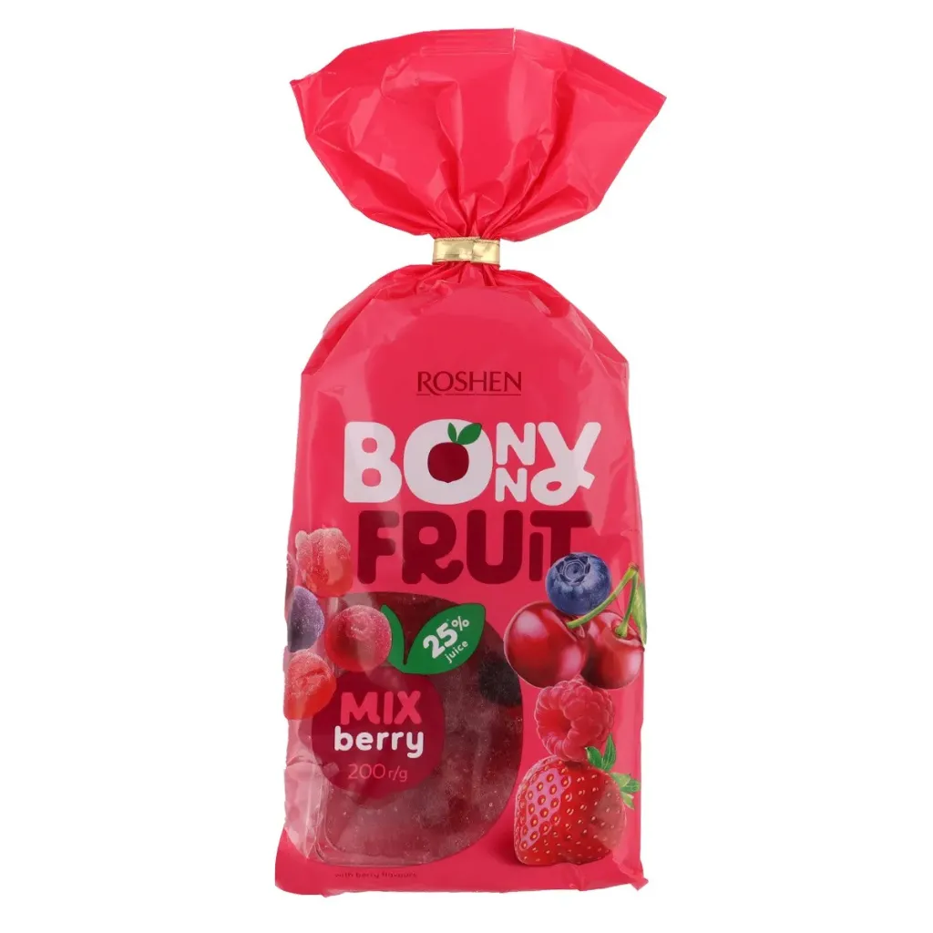 BONNY FRUIT MIX 200G - حلوى روشن بوني خليط فواكة مشكل 200G منوع
