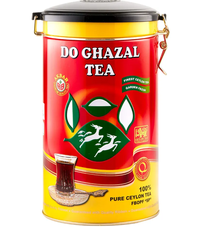 DO GHAZAL TEA 400 G - دو غزال شاى احمر عبوة صفيح 400  جم