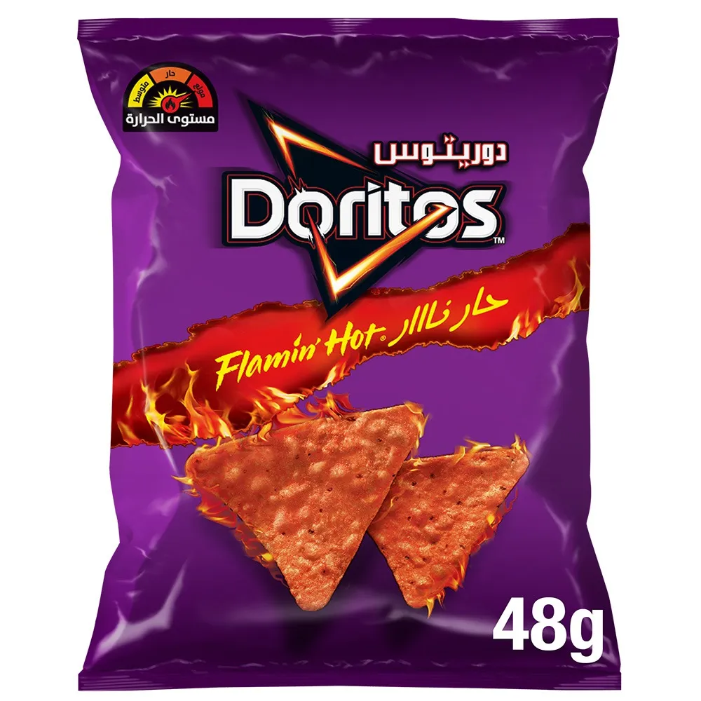 DORITOS FLAMIN HOT 48G - دوريتوس حار نار48ج