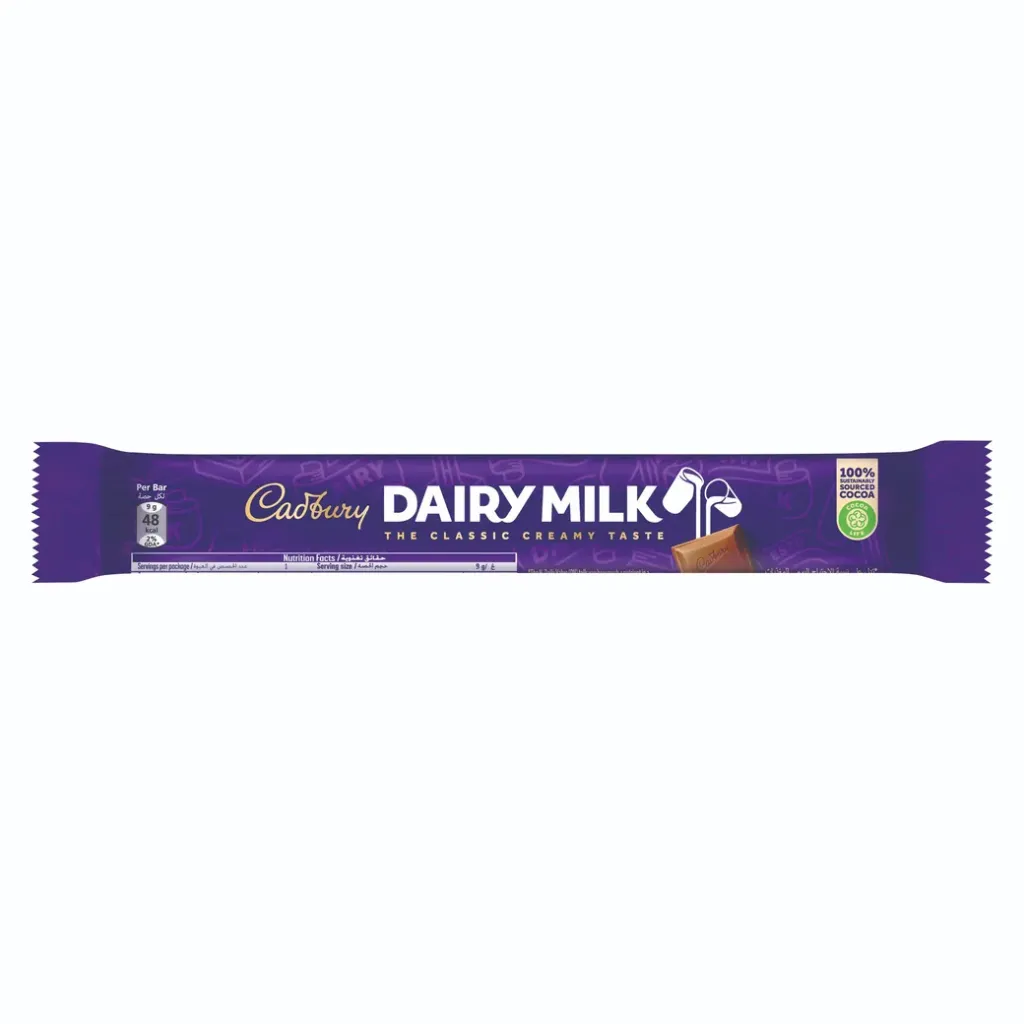 DAIRY MILK CLASSIC 9G*24 - ديرى ميلك حليب 9  جرام *24