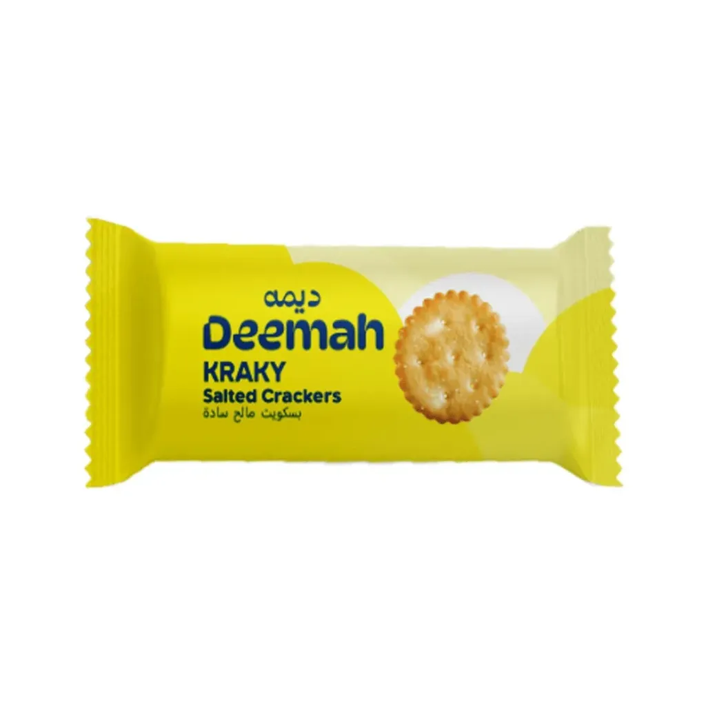 DEEMAH KRAKY SALTED CRACKERS 42 G - ديمة بسكويت مالح سادة 42 جم