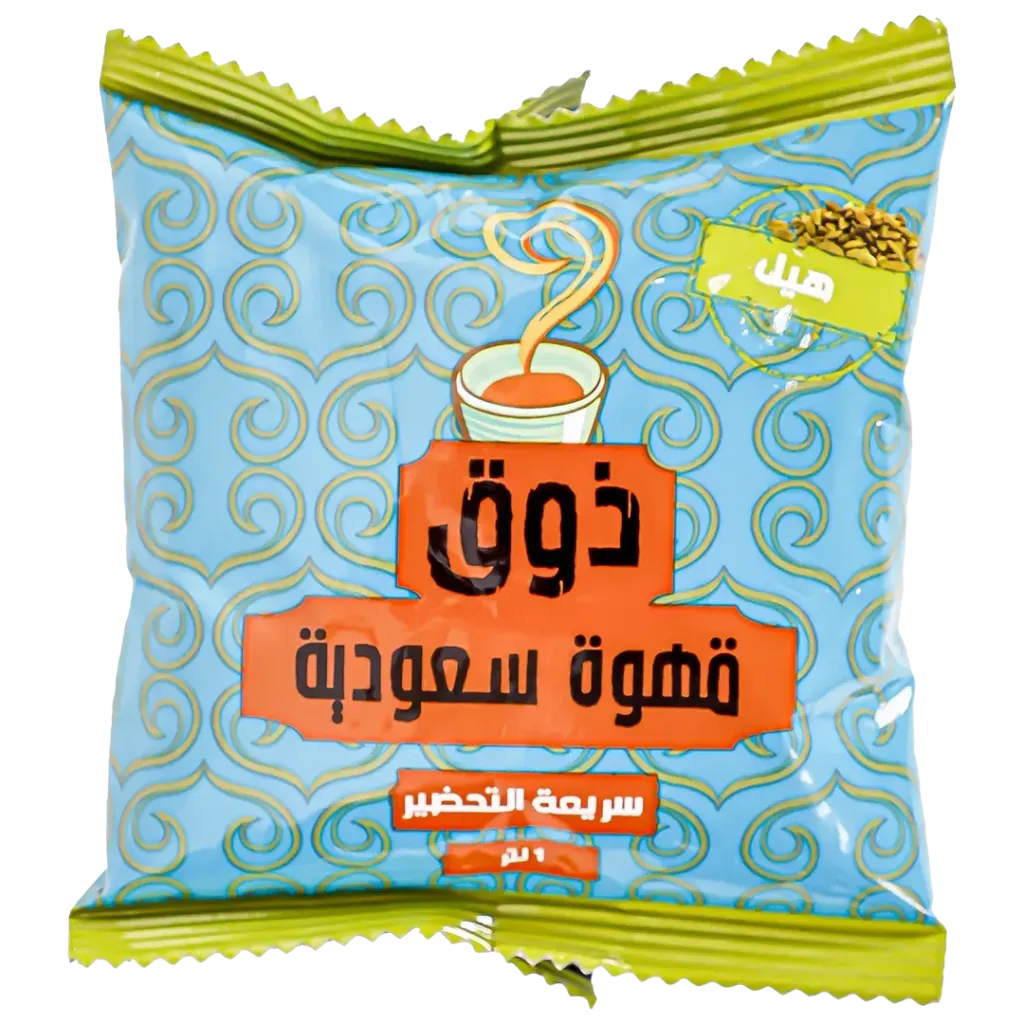 ZAUK SAUDI COFFE WITH CARDAMOM 10*30G - ذوق قهوة عربية بالهيل 10*30  جم