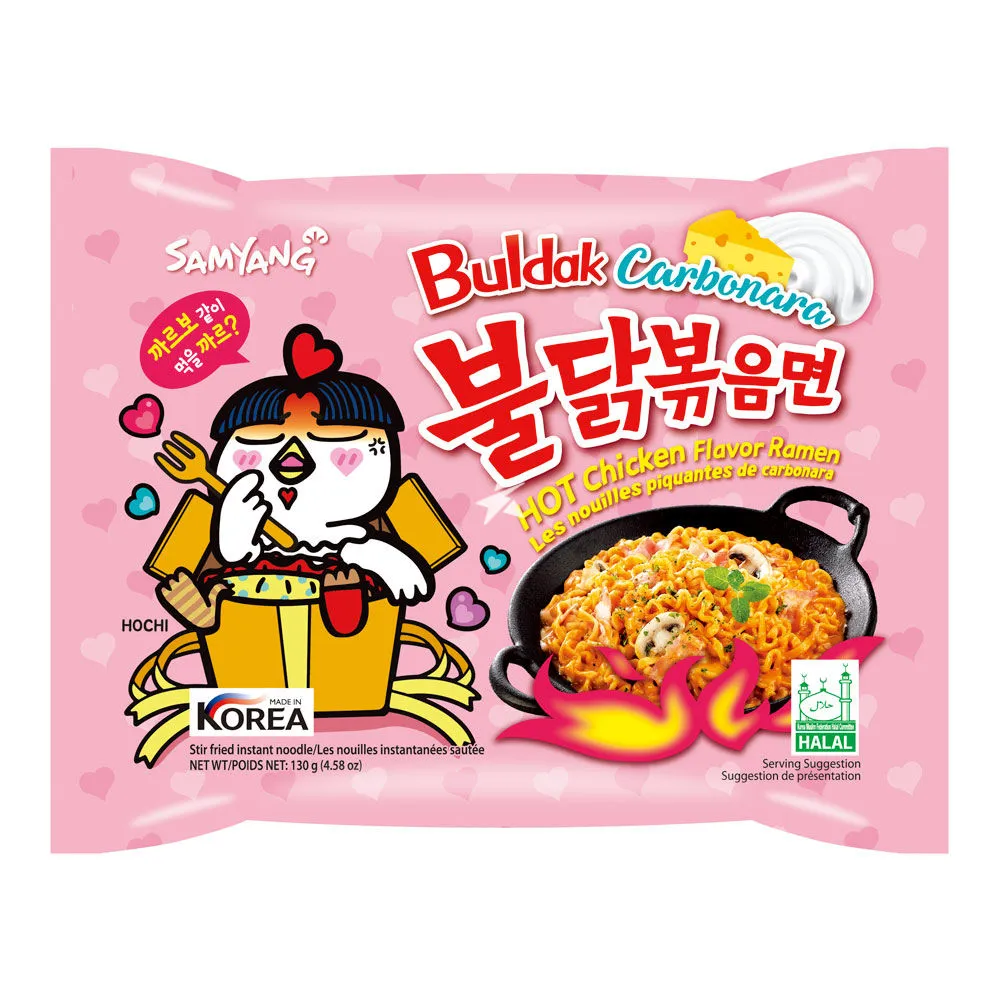 RAMEN SAMYANG CARBONARA 130G*5*8 - رامن سامينغ كاربونارا 130جم*5*8